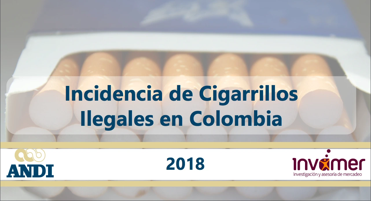 Incidencia de Cigarrillos Ilegales en Colombia (2018) image